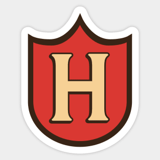 Alonzo Hawk's Badge Design - HRA Based (Big Design) Sticker